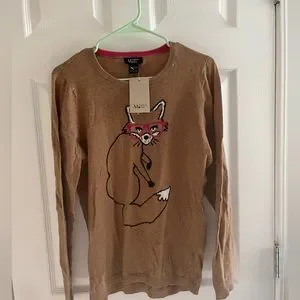 Tan fox sweater